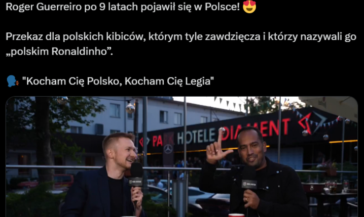Tak Roger Guerriero POZDROWIŁ polskich kibiców! <3